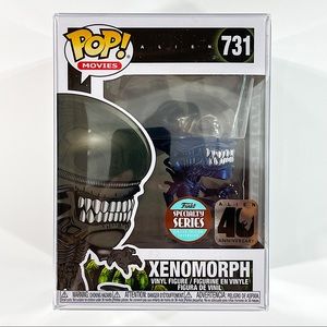 Alien Funko Pop! Movies Xenomorph #731 Specialty Series 40th Anniversary Blue